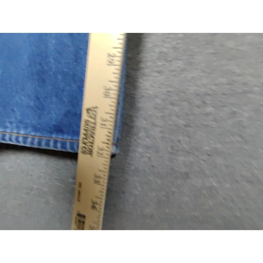 VTG Levis Jeans Mens‎ 36x34 Blue Denim 517 Bootcut Orange Tab USA 90s Talon Zip
